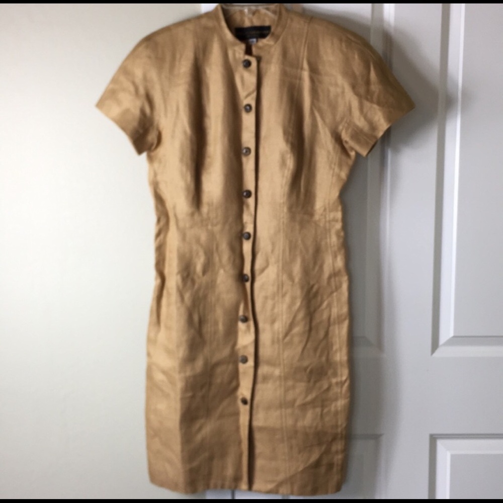 Vintage Kelly Graham Button Up Dress Women Size 10 knee length dress